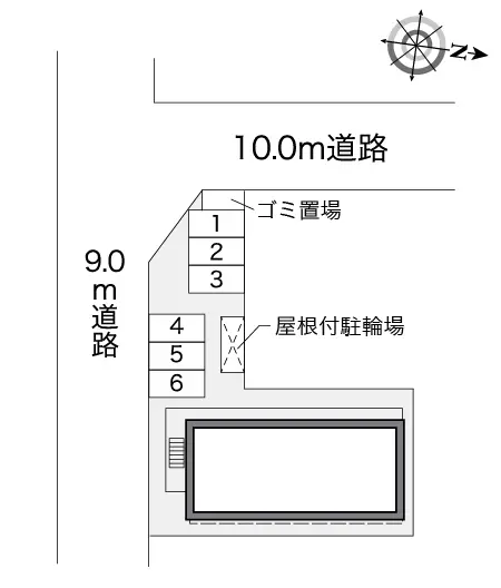 ★手数料０円★久留米市東合川１丁目　月極駐車場（LP）